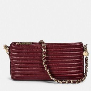 🔥 Celine Dion VIBRATO Quilted Leather CLUTCH